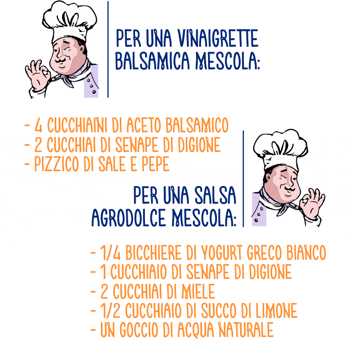 condimenti per l'insalata: salsa vinaigrette